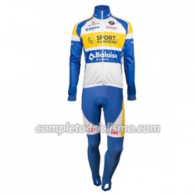 Completo Maglia ML + Pantaloncino con bretelle ML 2018 Sport Vlaanderen-Baloise N001